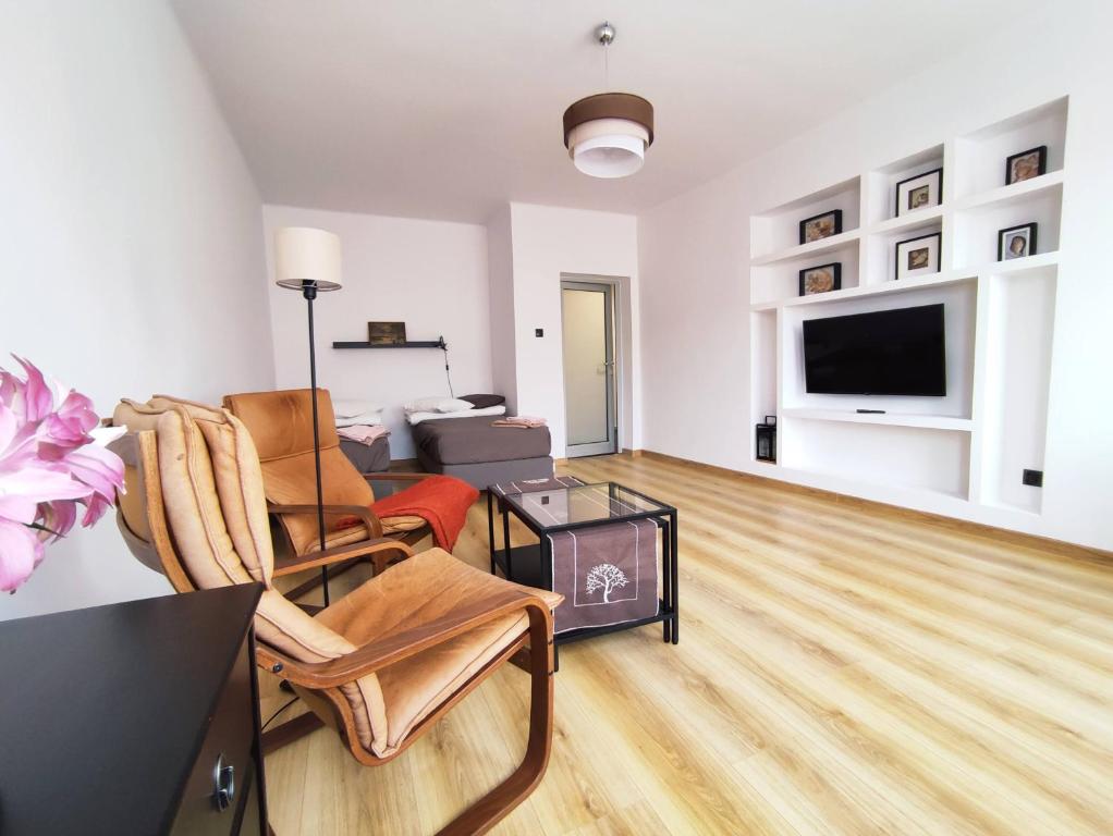 Posedenie v ubytovaní APARTAMENT PRZY PARKU ŚRÓDMIEŚCIE
