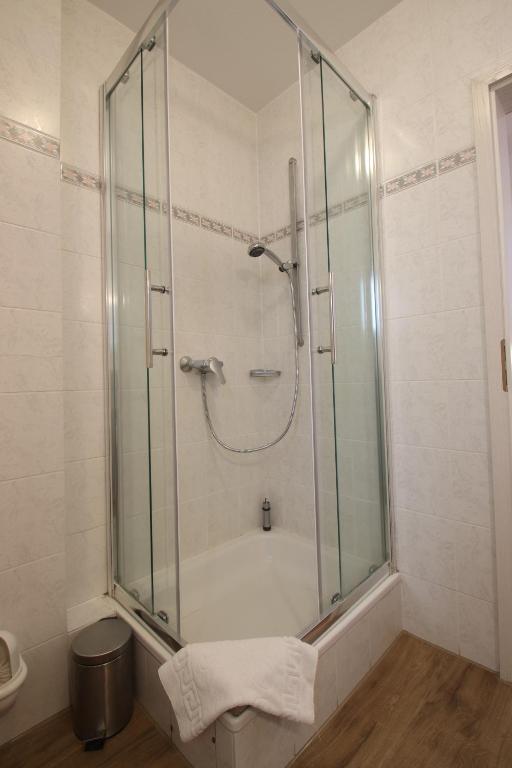 Koupelna v ubytování Hotel-Dörfler Garni