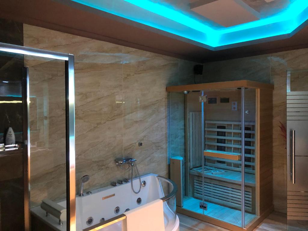 Koupelna v ubytování Apartmani Aso-Ler