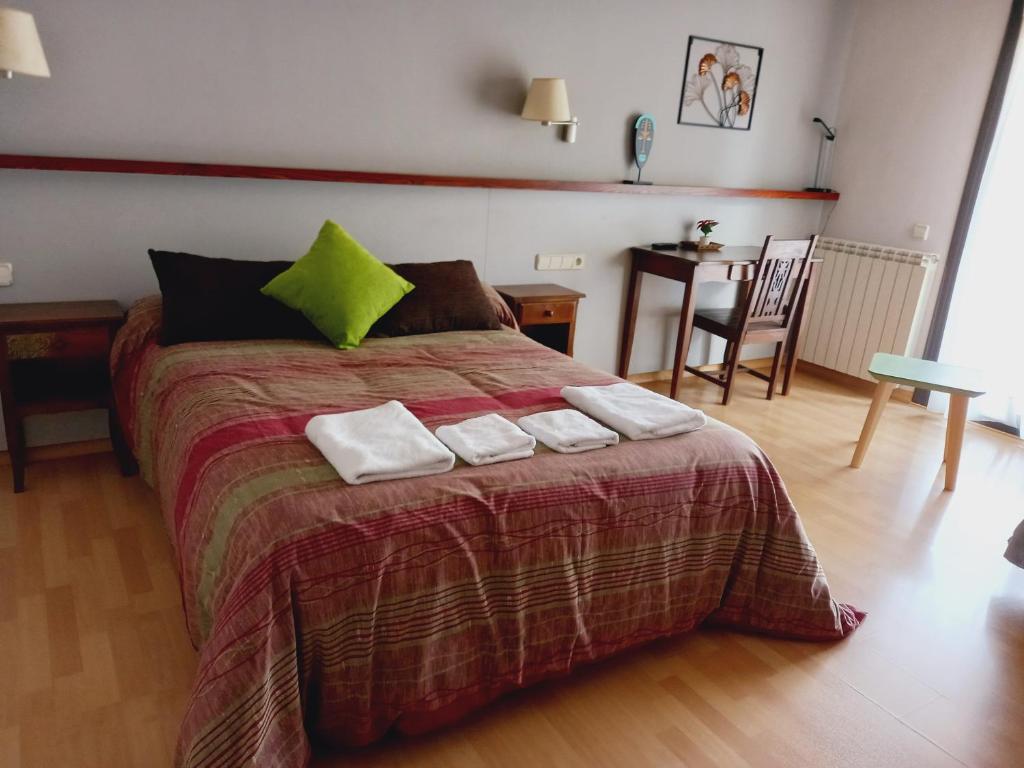 Postel nebo postele na pokoji v ubytování Hotel Seva