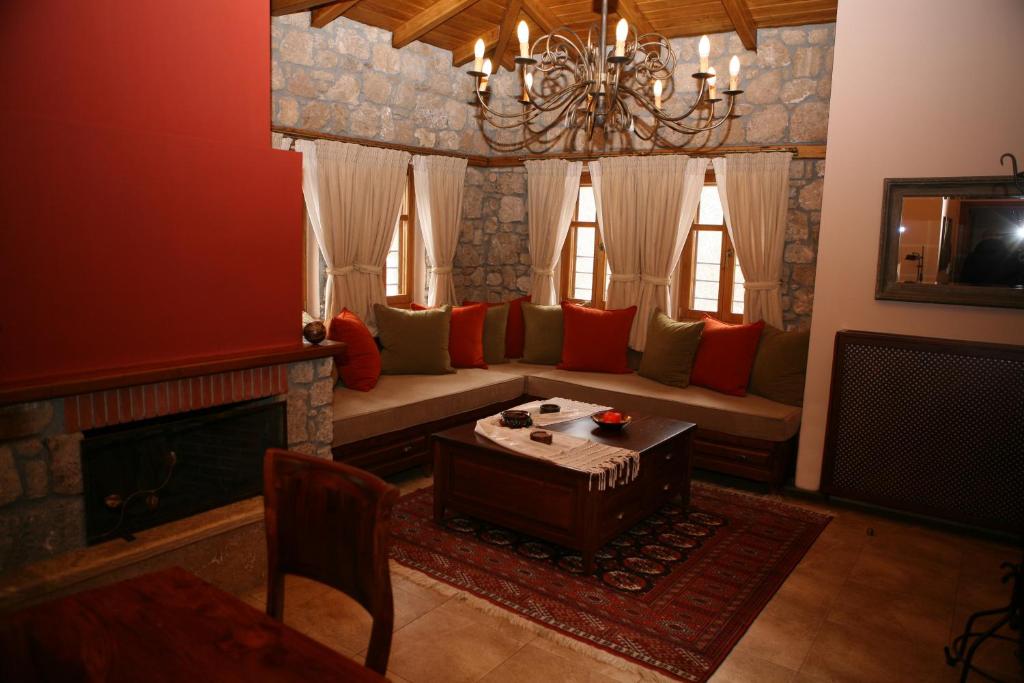 Posezení v ubytování Roes Suites