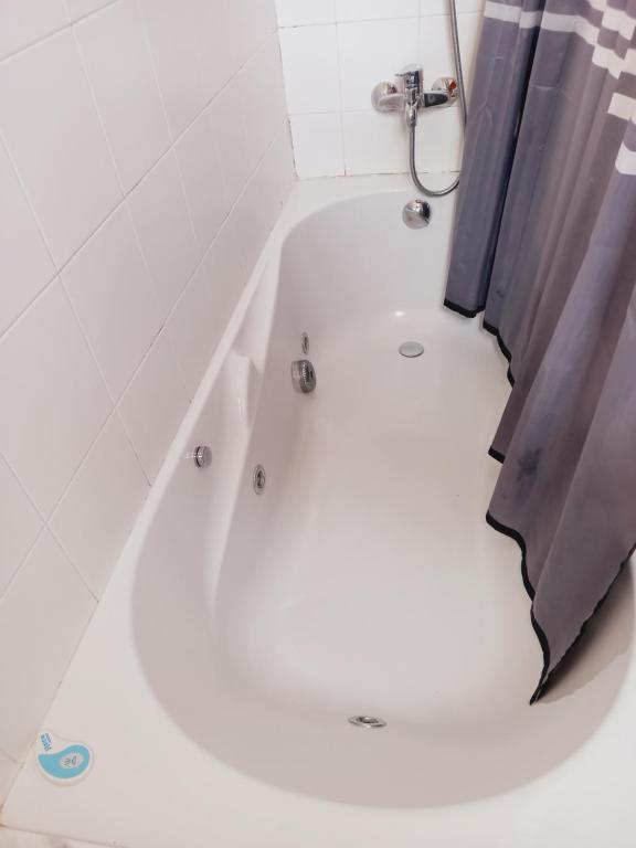 Koupelna v ubytování Hotel Seva