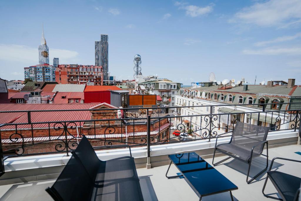 Balkón nebo terasa v ubytování West Apart Hotel