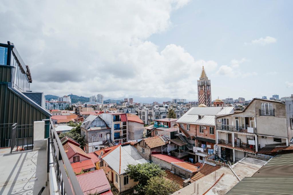 Nespecifikovaný výhled na destinaci Batumi nebo výhled na město při pohledu z hotelu