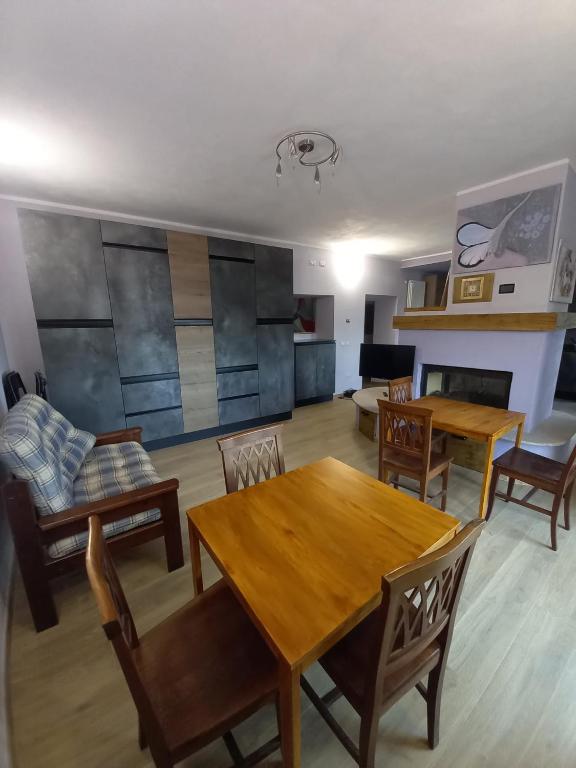 Kuchyň nebo kuchyňský kout v ubytování B&B La Plesna