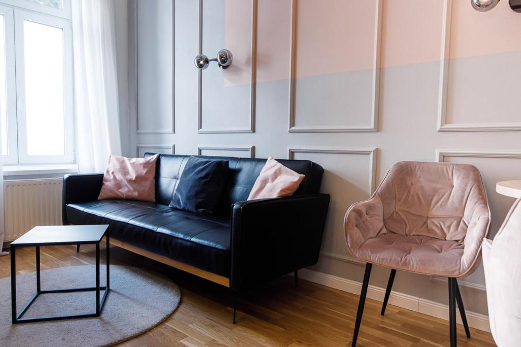 Część wypoczynkowa w obiekcie ZEUS Design Apartments Wasserwelt