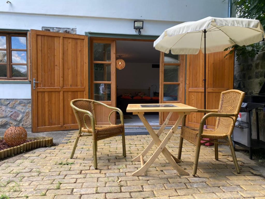 Patio lub wspólna przestrzeń na świeżym powietrzu w obiekcie Countryside