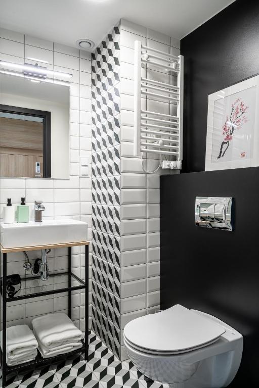 Kúpeľňa v ubytovaní RentPlanet - Apartamenty Zarembowicza II