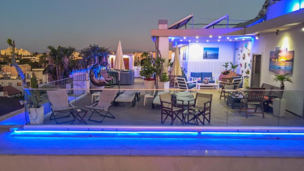 Patio nebo venkovní prostory v ubytování Mesogios House Suites