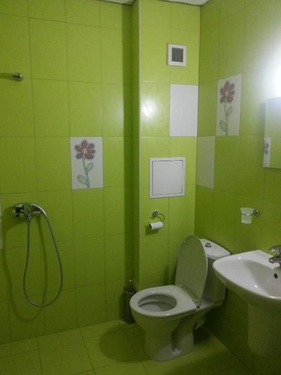 Koupelna v ubytování Hotel Saint Tatyana