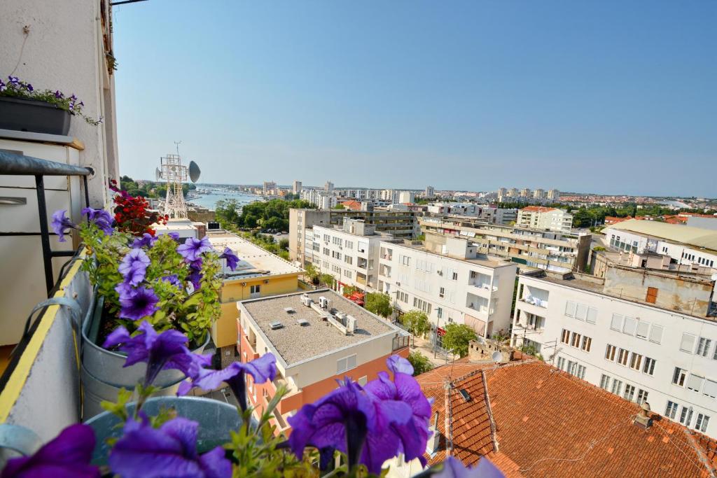 Výhľad na mesto Zadar alebo výhľad na mesto priamo z apartmánu
