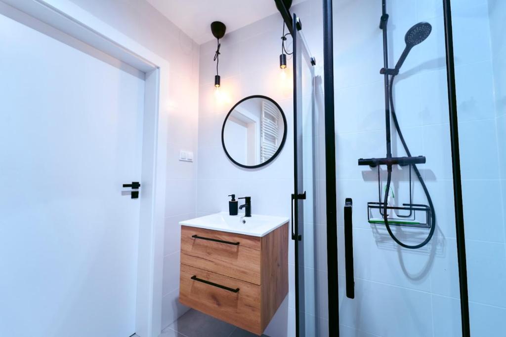 Kúpeľňa v ubytovaní LAGUNA Apartament Polanica Residence 17