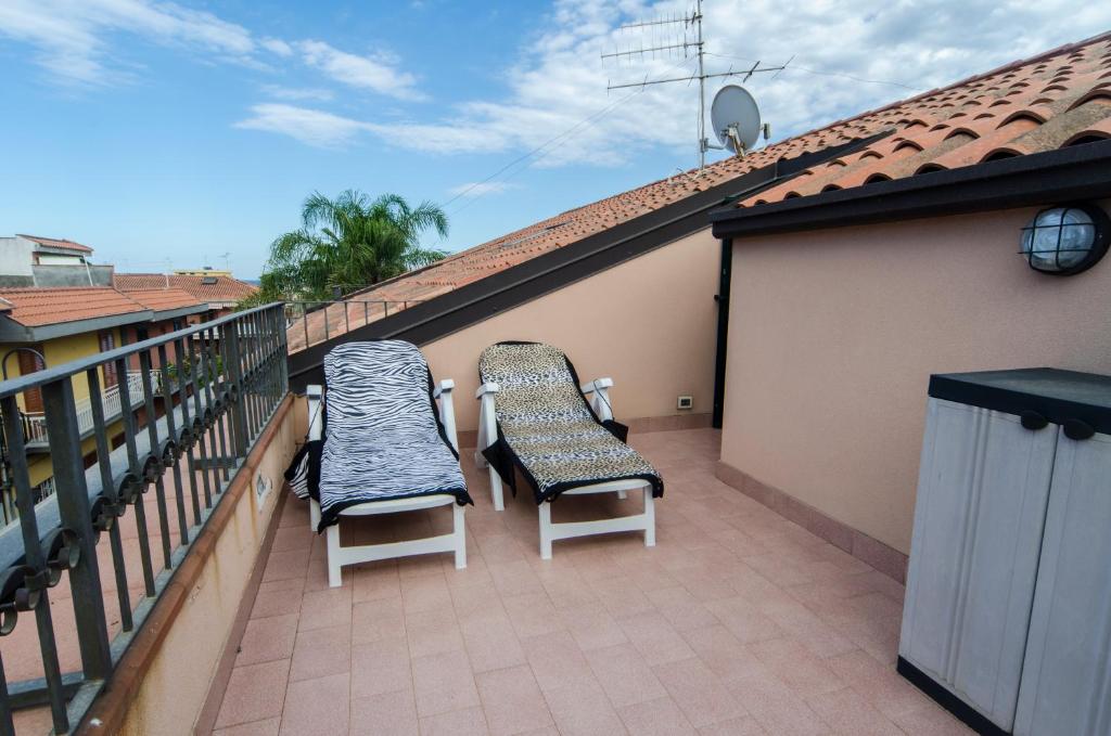 Balkón nebo terasa v ubytování Casa Vacanza AcquaMarina