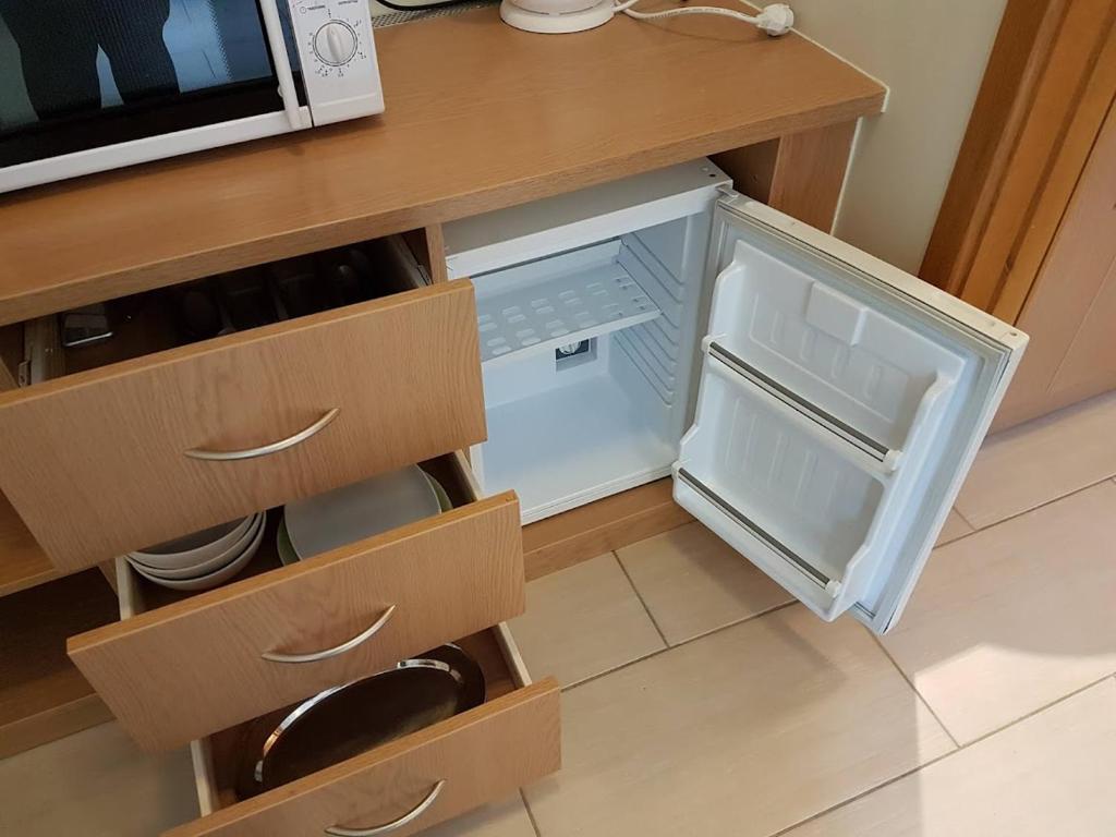 Kuchyň nebo kuchyňský kout v ubytování Vinland Guesthouse