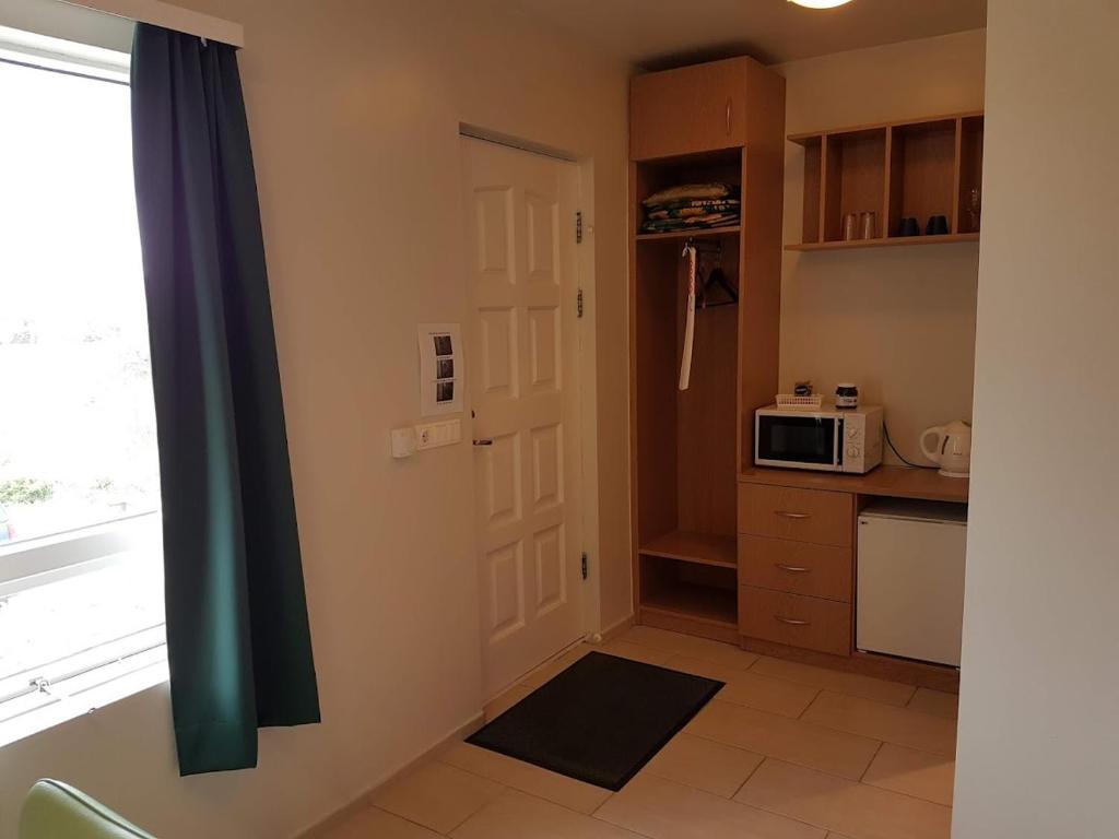 Kuchyň nebo kuchyňský kout v ubytování Vinland Guesthouse