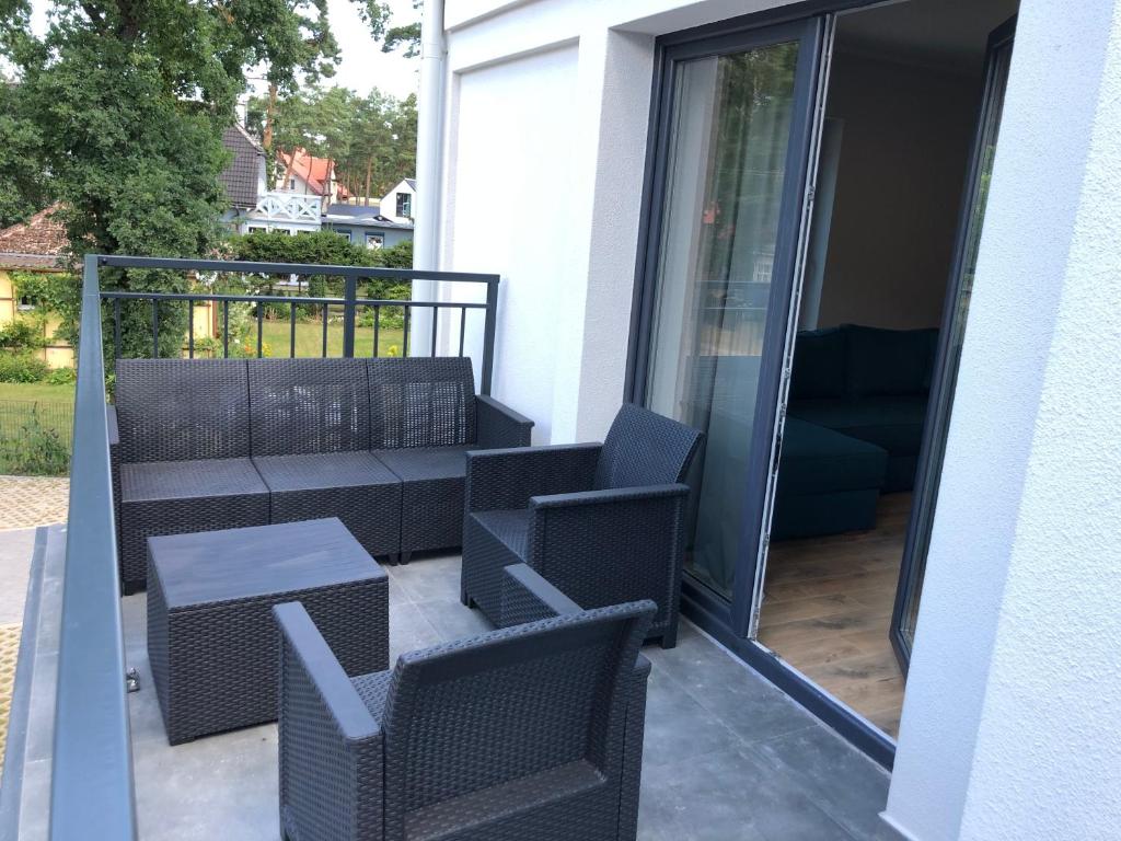 Posezení v ubytování Apartament Baltic Residence Pobierowo