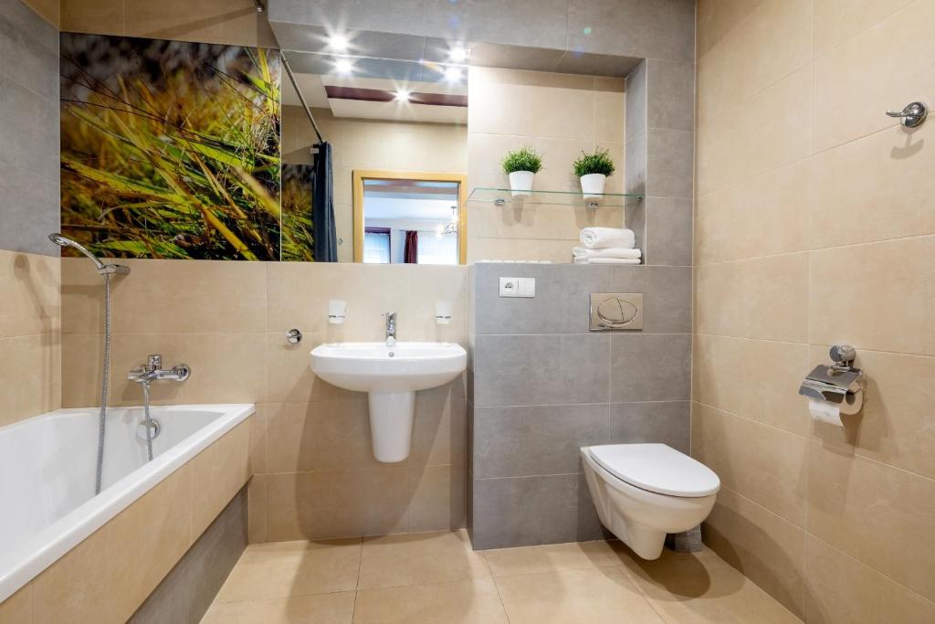 Kúpeľňa v ubytovaní Zakopane Apartamenty LUX