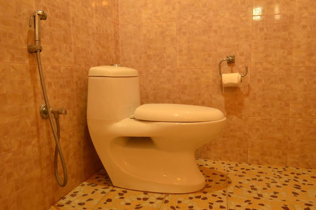 Koupelna v ubytování Hotel Hermitage