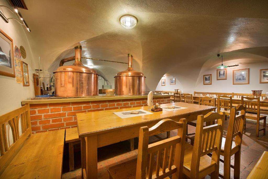 U Medvidku-Brewery Hotel - Resim 35