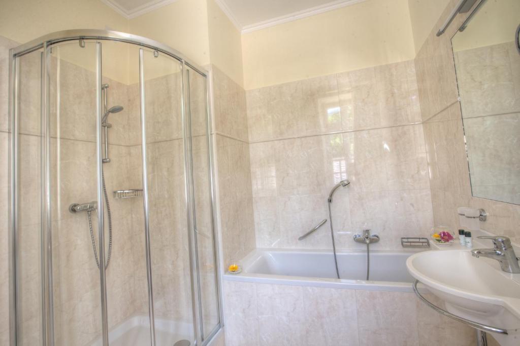 Koupelna v ubytování Seehotel Billroth
