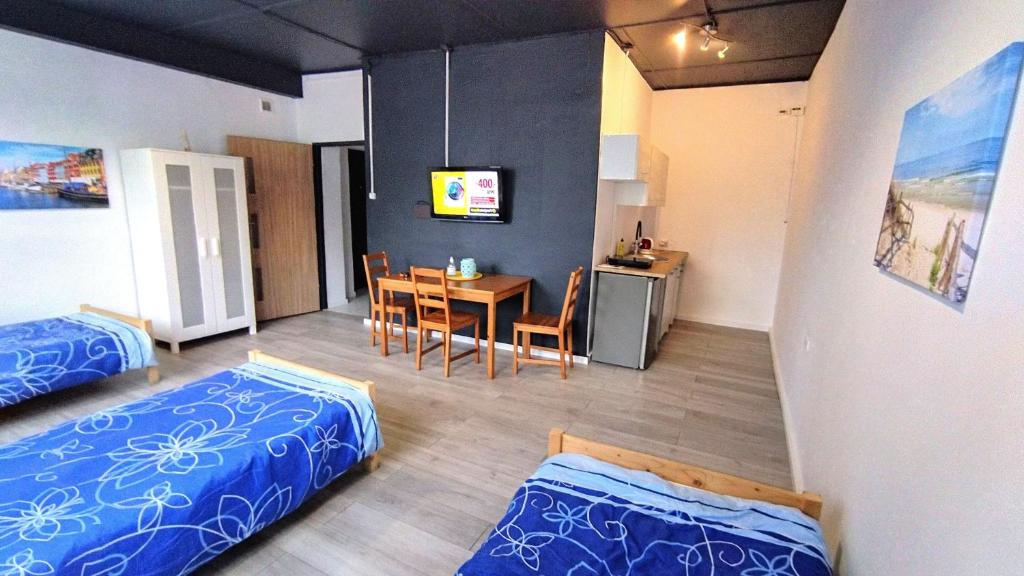 Postel nebo postele na pokoji v ubytování Smart Stay Hostel Gdynia