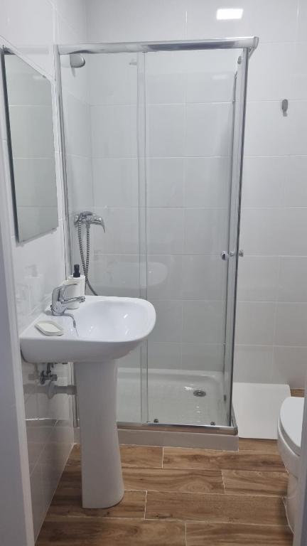 Koupelna v ubytování Hostal Nerjasol