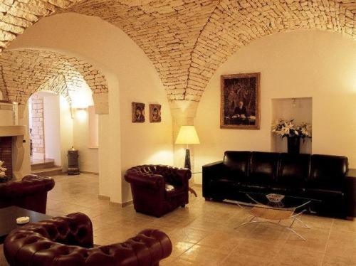 Posezení v ubytování Masseria Chiancone Torricella