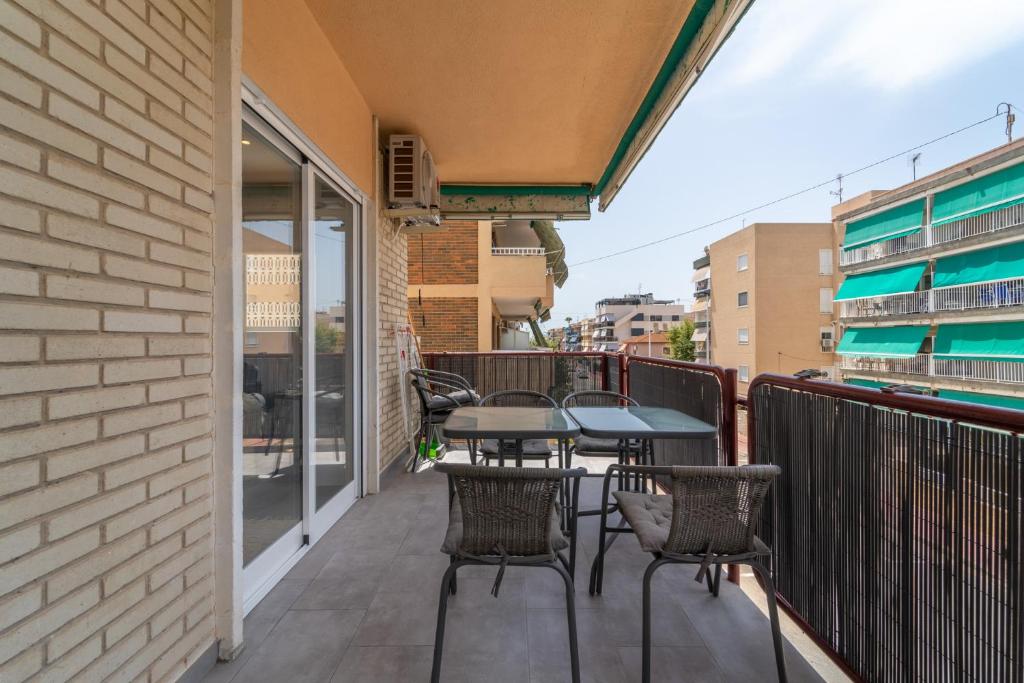 A balcony or terrace at Myflats Premium Santa Pola