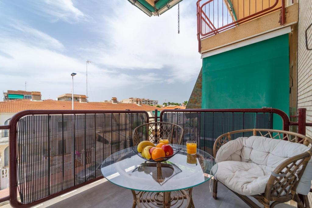 A balcony or terrace at Myflats Premium Santa Pola