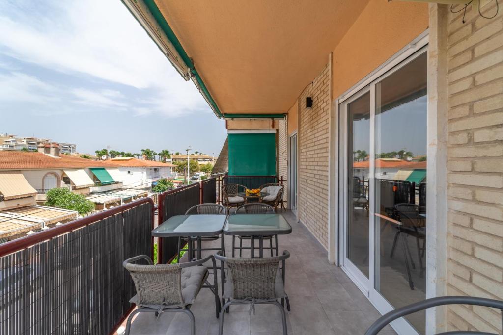A balcony or terrace at Myflats Premium Santa Pola