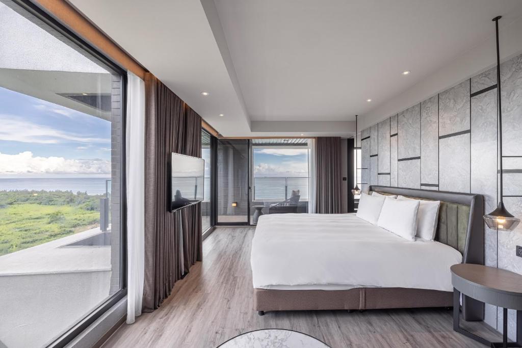 Lakeshore Hotel Hualien Taroko - 建筑宁静 - 海景高管豪华少年套房