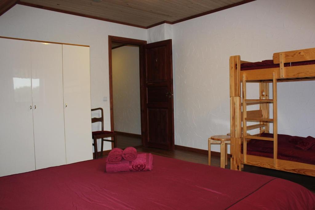Postel nebo postele na pokoji v ubytování Krapi Guesthouse