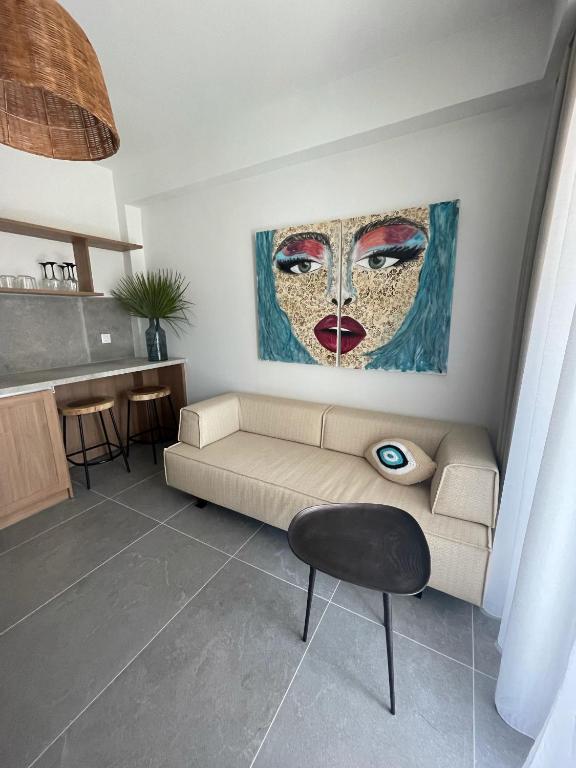 Posezení v ubytování Olvion Luxury Living