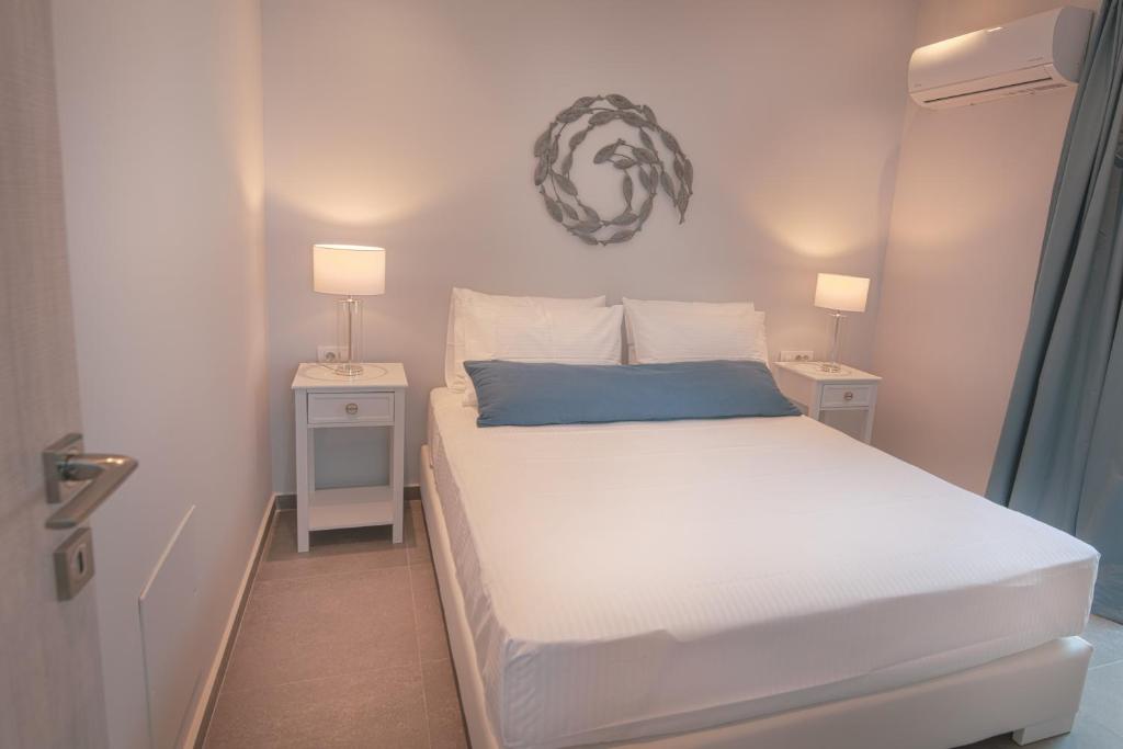 Postel nebo postele na pokoji v ubytování Acantha Villas