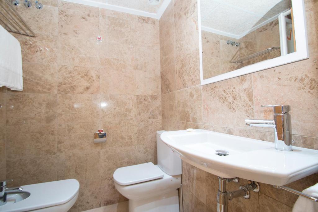 Kúpeľňa v ubytovaní Viveros Apartments