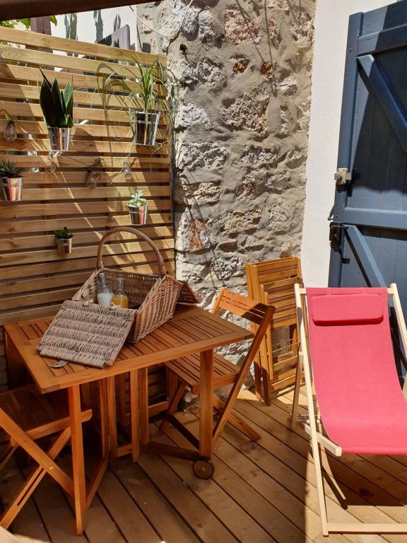 Balkón nebo terasa v ubytování Une Nuit à Bali - Appartement cocooning