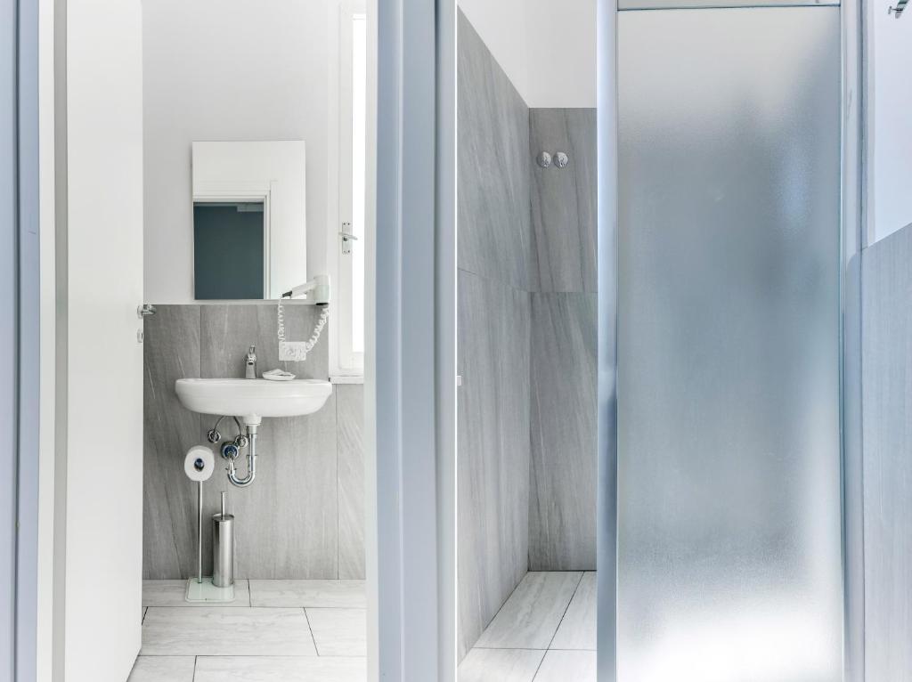 Koupelna v ubytování Hotel Quisisana