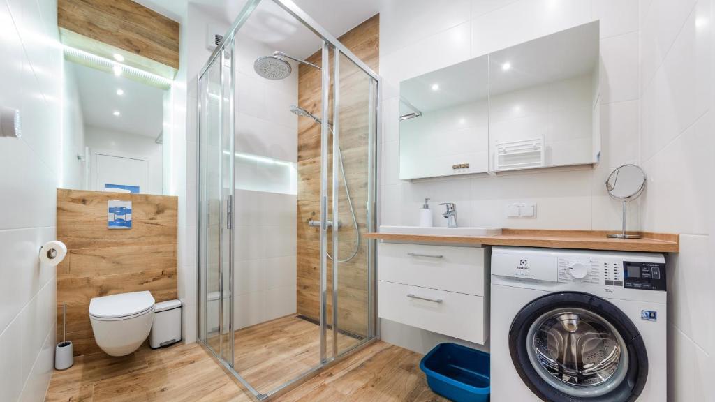 Kúpeľňa v ubytovaní Prywatne apartamenty Sun & Snow w Porta Mare