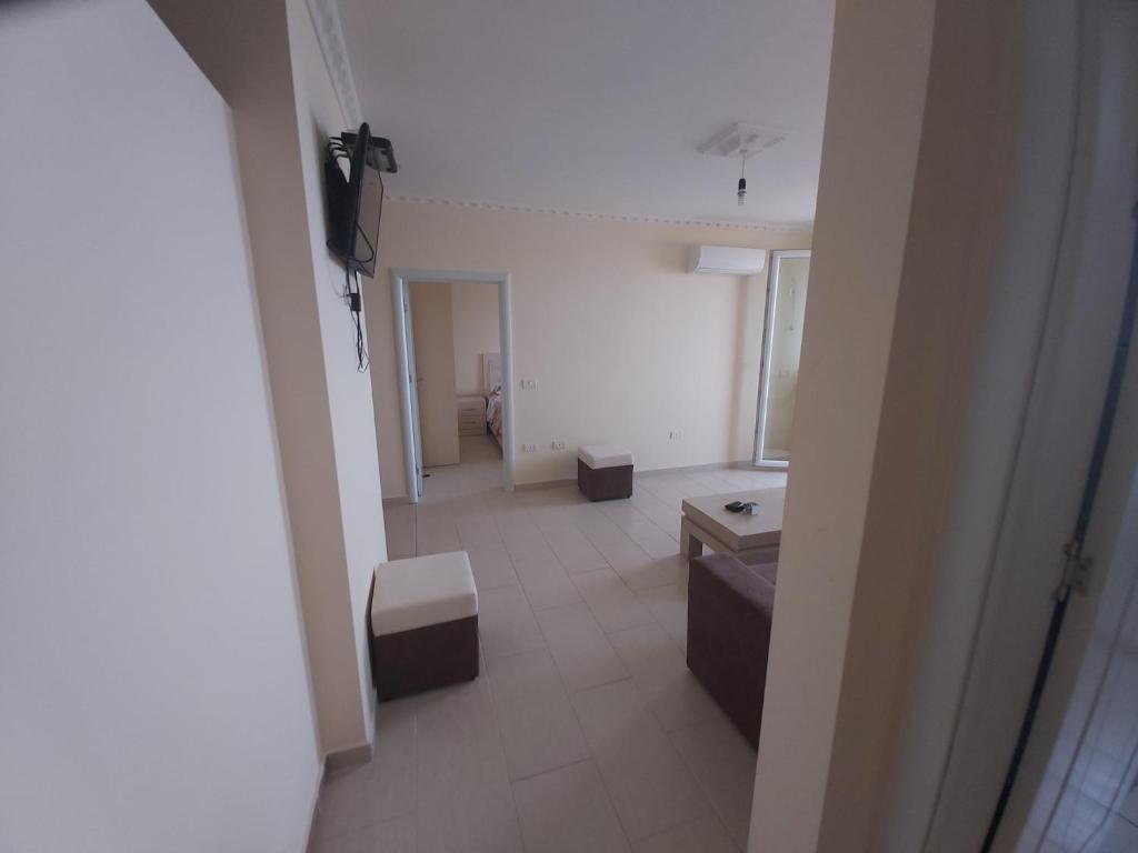 Postel nebo postele na pokoji v ubytování Shengjin-mi casa es tu casa