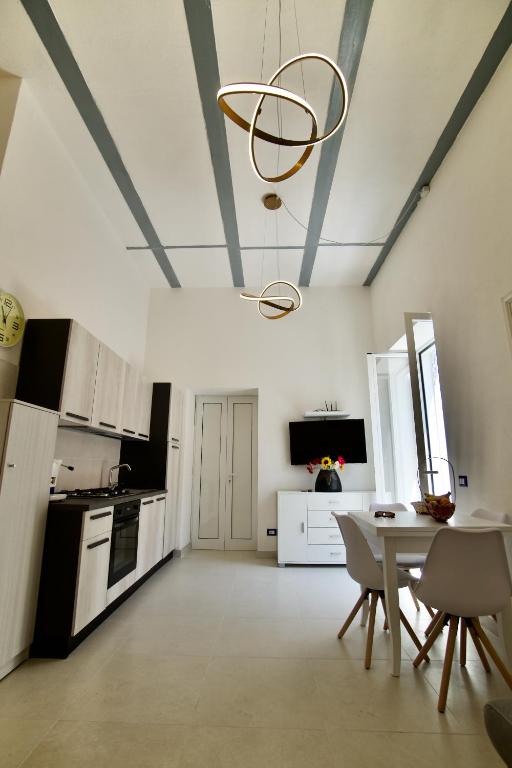 Kuchyň nebo kuchyňský kout v ubytování Ambra Apartment