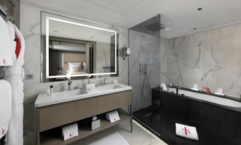 Koupelna v ubytování Hotel Le K2 Chogori