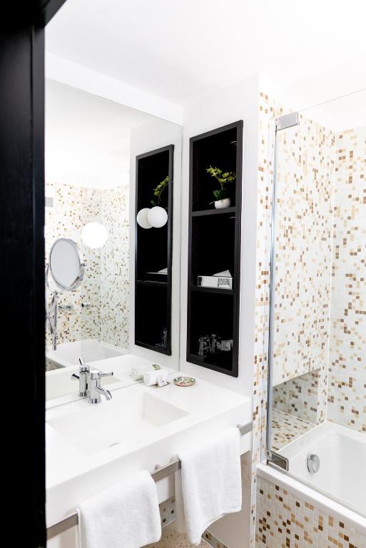 Koupelna v ubytování Luxstay Karben - Self-Check-In