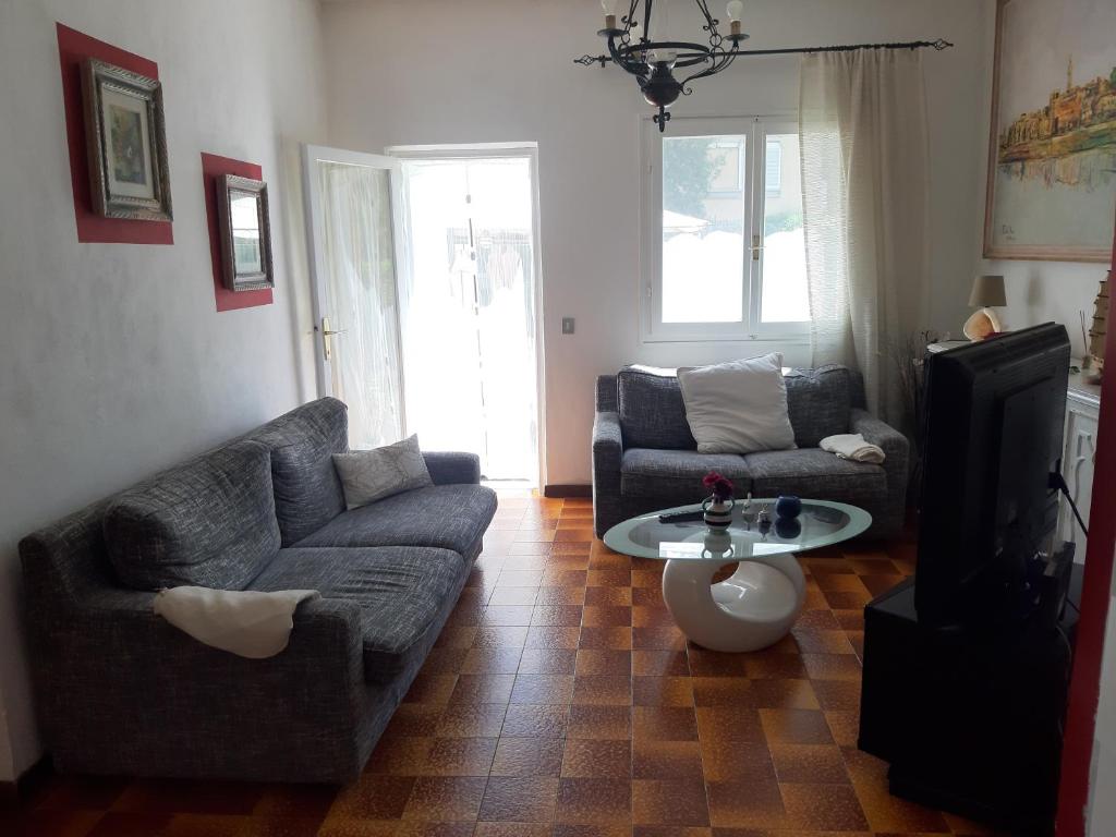 Posezení v ubytování Casa Gori