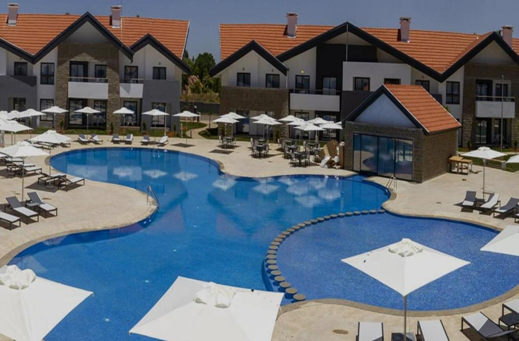 a rendering of a swimming pool at a hotel at ZEPHYR Ifrane in Ifrane