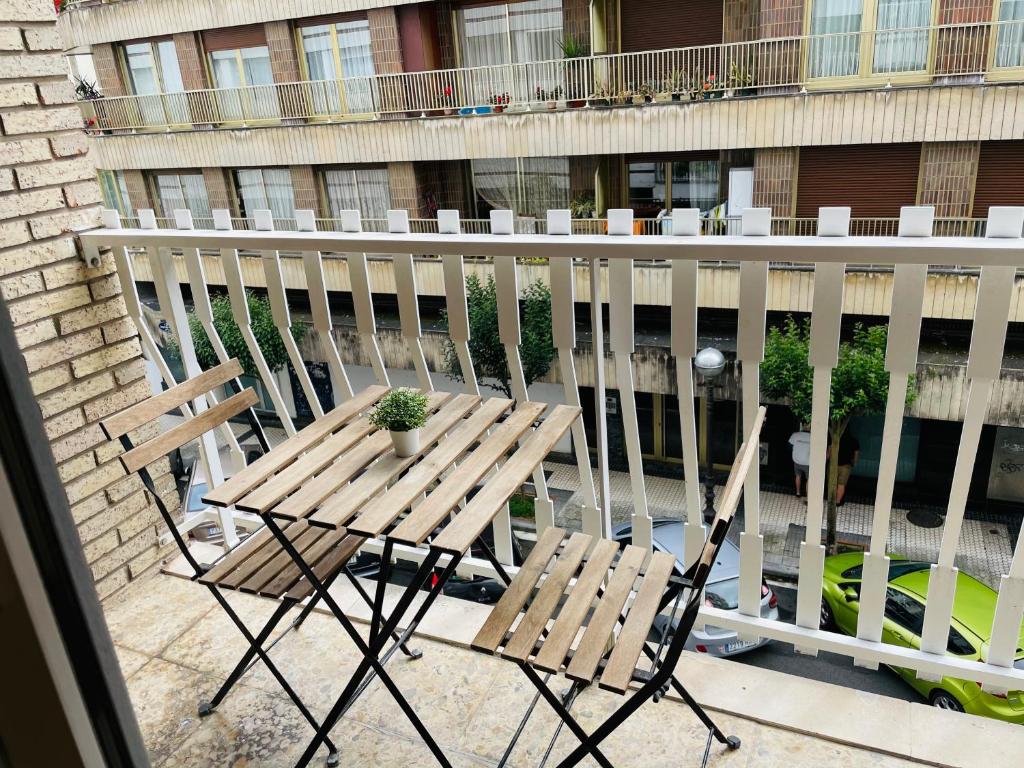 Balkón alebo terasa v ubytovaní Izpizua Apartment