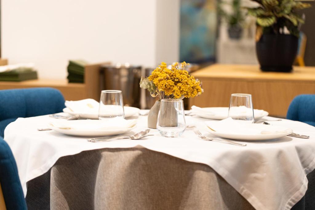Restaurace v ubytování Habitat Hotel Tirana
