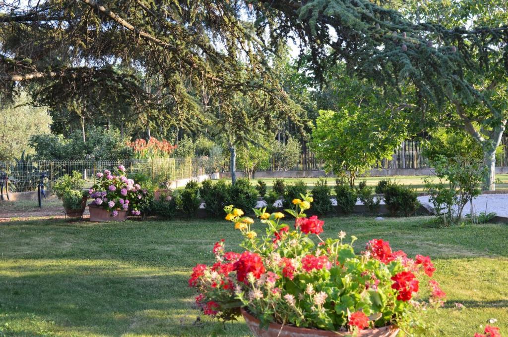 A garden outside Villetta Bianca Pisticci-Matera