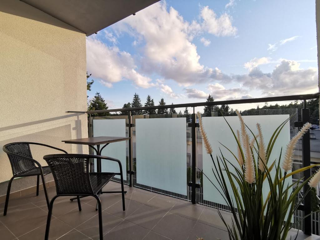 Balkón alebo terasa v ubytovaní Apartament La Playa