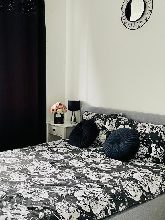 Posteľ alebo postele v izbe v ubytovaní Toruń Apartaments - Apartaments №17