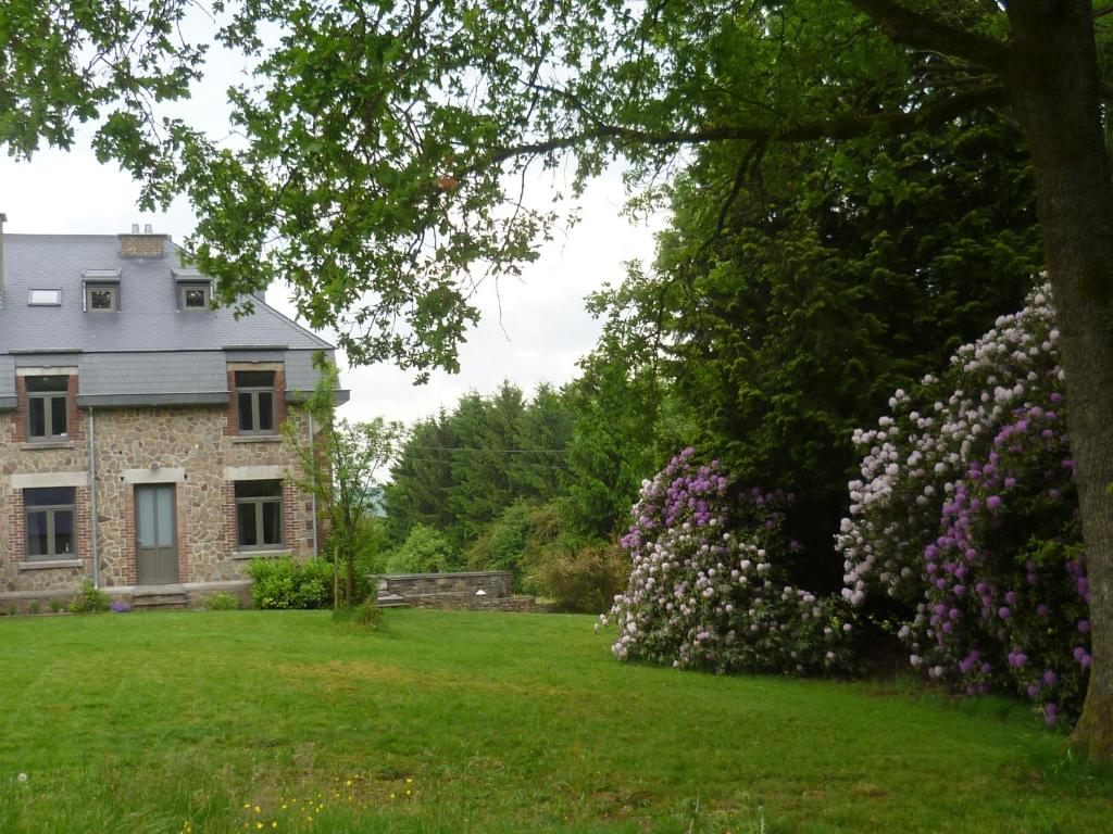 Zahrada ubytování B&B Les Tchéous